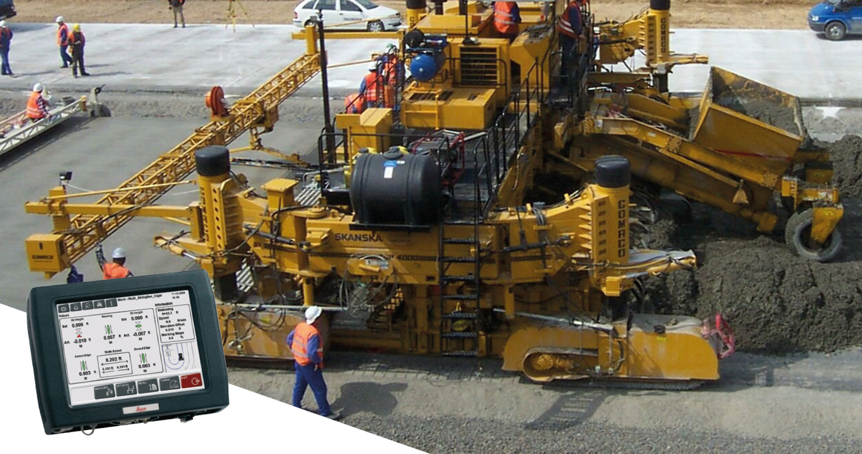 Ports Paving Finishing Compaction